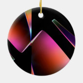 抽象芸術装飾品 セラミックオーナメント (裏面)