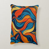 抽象芸術装飾用クッション アクセントクッション (裏面(縦))