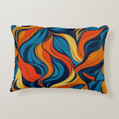 抽象芸術装飾用クッション アクセントクッション (裏面)