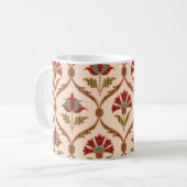 抽象芸術装飾用ヴィンテージパターンデザイン、パブスト コーヒーマグカップ (正面左)