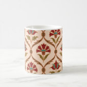 抽象芸術装飾用ヴィンテージパターンデザイン、パブスト コーヒーマグカップ (中央)