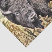 抽象芸術西バッファロー 薄葉紙 (詳細)