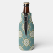 抽象芸術要素を含むダマスクパターン ボトルクーラー (ボトル裏面)