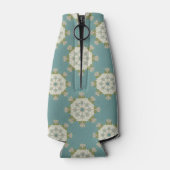 抽象芸術要素を含むダマスクパターン ボトルクーラー (裏面)