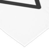 抽象芸術角錐の三角形の線パターン テーブルクロス (アングル)