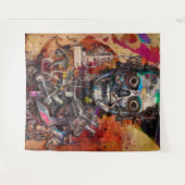 抽象芸術解剖学的サイボータペストリー タペストリー (正面(横))