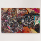 抽象芸術解剖学的嚢胞 ジグソーパズル (横)