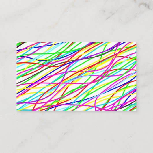 抽象芸術調和 名刺 (裏面)