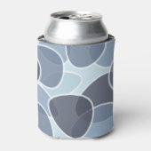 抽象芸術豆シェイプデザインアート 缶クーラー (缶正面)