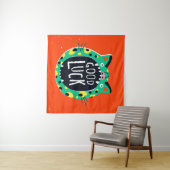 抽象芸術豚の幸運 タペストリー (インサイチュ(横))