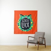 抽象芸術豚の幸運 タペストリー (インサイチュ)