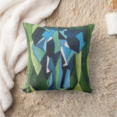 抽象芸術象クッション クッション (ブランケット)