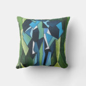 抽象芸術象クッション クッション (裏面)