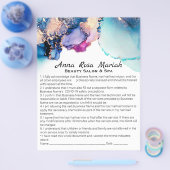 *~*抽象芸術責任放棄+サービス美しい チラシ (シングル)