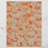 抽象芸術質感イン秋の色スクラップブック紙 (裏面)