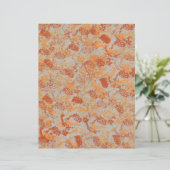 抽象芸術質感イン秋の色スクラップブック紙 (スタンド正面)