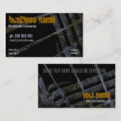 抽象芸術質感名刺 名刺 (正面/裏面)