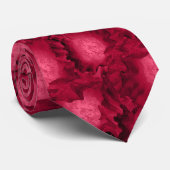 抽象芸術赤いバラのポピー花フローラロマンチックV ネクタイ (ロール)