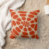 抽象芸術赤い小石 クッション (ブランケット)