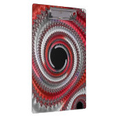 抽象芸術赤い黒のグラデーション緩和曲線フラクタル クリップボード (右)