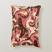 抽象芸術赤と木質スタイルの珊瑚斑