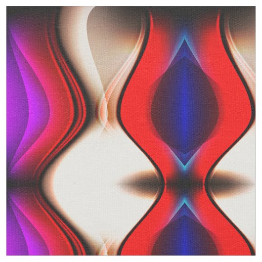 抽象芸術赤と紫 ファブリック (クローズアップ)