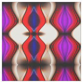 抽象芸術赤と紫 ファブリック (見本)