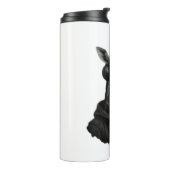 抽象芸術赤と黒のクラシックキリンTシャツ タンブラー (回転左)