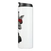 抽象芸術赤と黒のクラシックキリンTシャツ タンブラー (回転右)