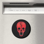 抽象芸術赤スカル マグネット (インサイチュ (食洗機))