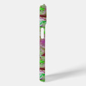 抽象芸術赤ピンクパープル明るい赤紫色星と宝石 Case-Mate iPhoneケース (裏面 / 右)