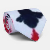 抽象芸術赤モダン黒メンズタイ ネクタイ (ロール)