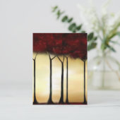 抽象芸術赤木 ポストカード (スタンド正面)