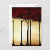 抽象芸術赤木 ポストカード (正面/裏面)