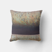 抽象芸術赤褐色の錆 クッション (裏面)