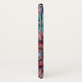 抽象芸術赤青モザイク星 Case-Mate iPhoneケース (裏面/左)