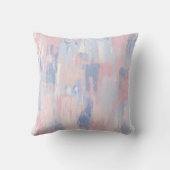 抽象芸術赤面と青絵を描線 クッション (裏面)