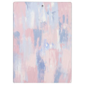 抽象芸術赤面と青絵を描線 クリップボード (裏面)