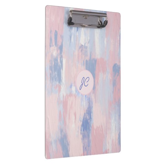 抽象芸術赤面と青絵を描線 クリップボード (右)
