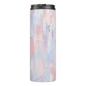 抽象芸術赤面と青絵を描線 タンブラー (裏面)