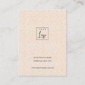 抽象芸術赤面セラミック波イヤリングディスプレイロゴ 名刺 (裏面)