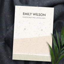 抽象芸術赤面セラミック波イヤリングディスプレイロゴ