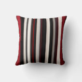 抽象芸術赤黒線トレンディーコレクション クッション (裏面)