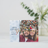 抽象芸術赤鼻トナカイ、ミスフィット シーズンポストカード (スタンド正面)