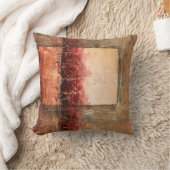 抽象芸術赤 クッション (ブランケット)