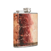 抽象芸術赤 フラスク (右)