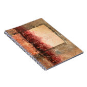 抽象芸術赤（横） ノートブック (右側)