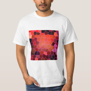 抽象芸術赤 Tシャツ