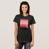 抽象芸術赤 Tシャツ (正面フル)
