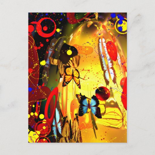 抽象芸術超現実主義 ポストカード (正面)